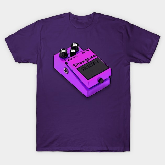 Shoegaze Guitar Effects Pedal /// Guitarist Design T-Shirt by DankFutura
